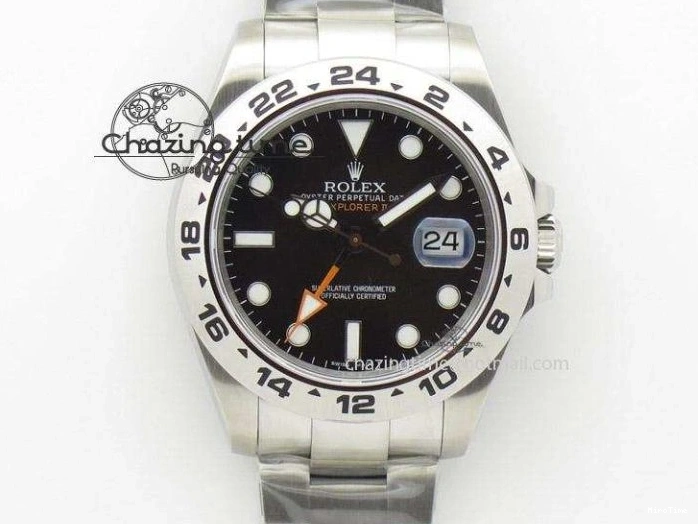 MiroTime 0518 AllSeason GMT-Master II 126711CHNR Black Brown Ceramic Bezel 904L SS RG GMF Best Edition Black Dial on 904L SS RG Bracelet A 3409
